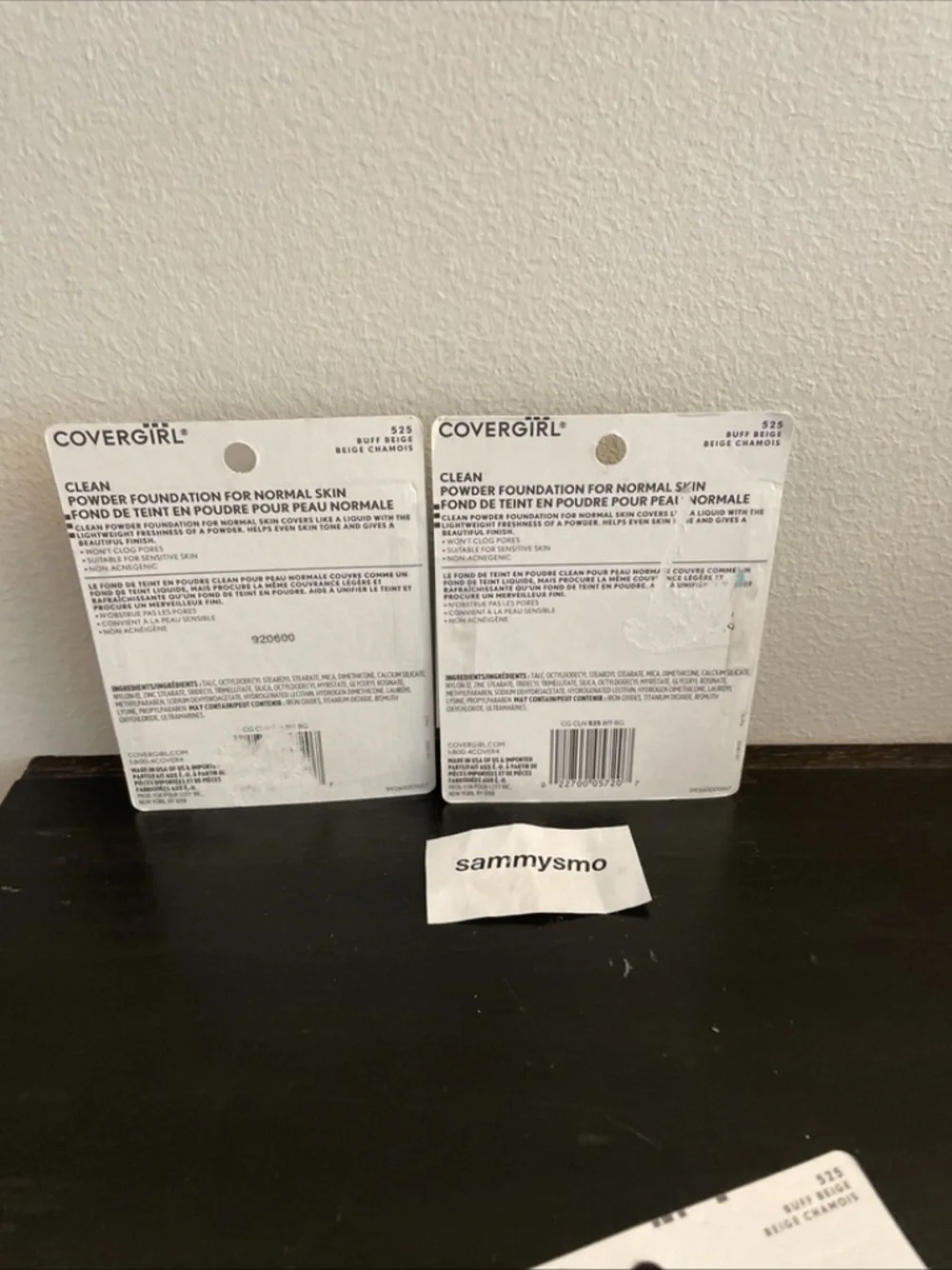 Covergirl Clean Powder Foundation 525 Buff Beige x2
